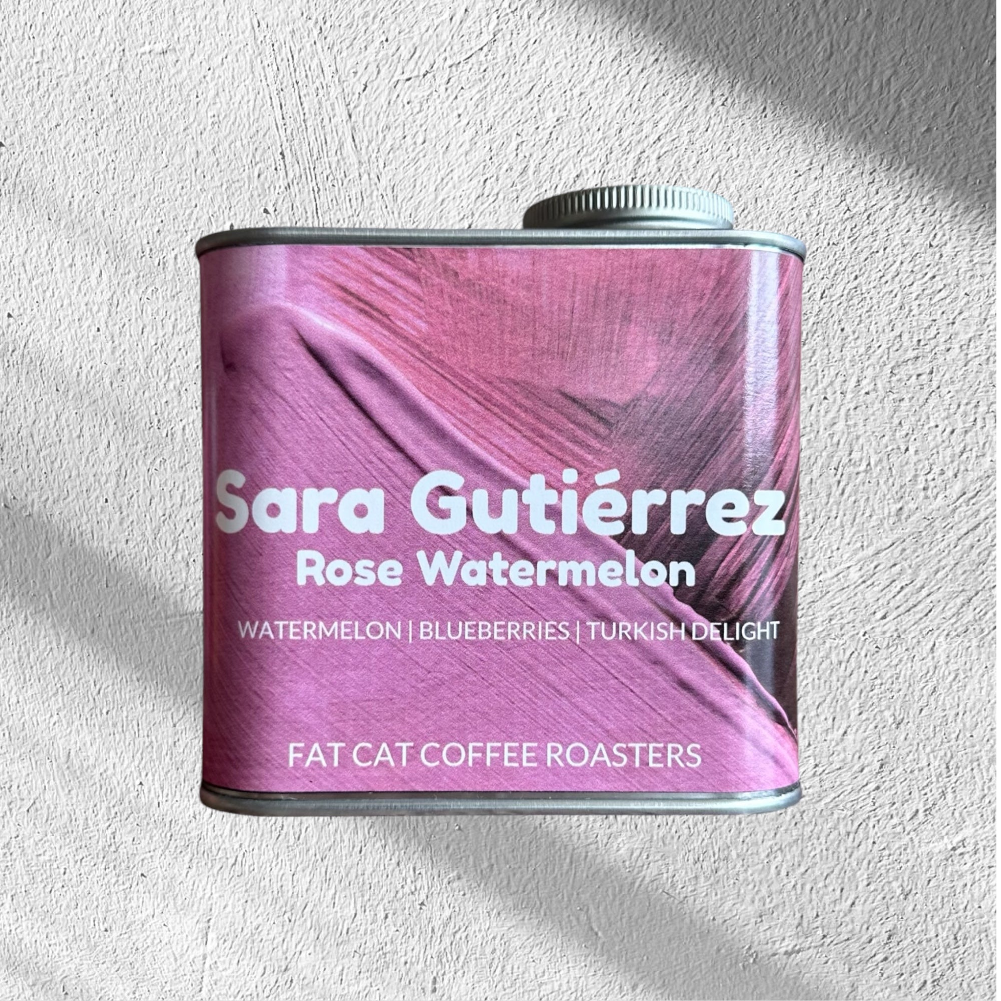 Sara Gutiérrez Rose Water Melon 250g Tin (Filter Roast PRE SALE, Roasted & Shipped Aug 31st)