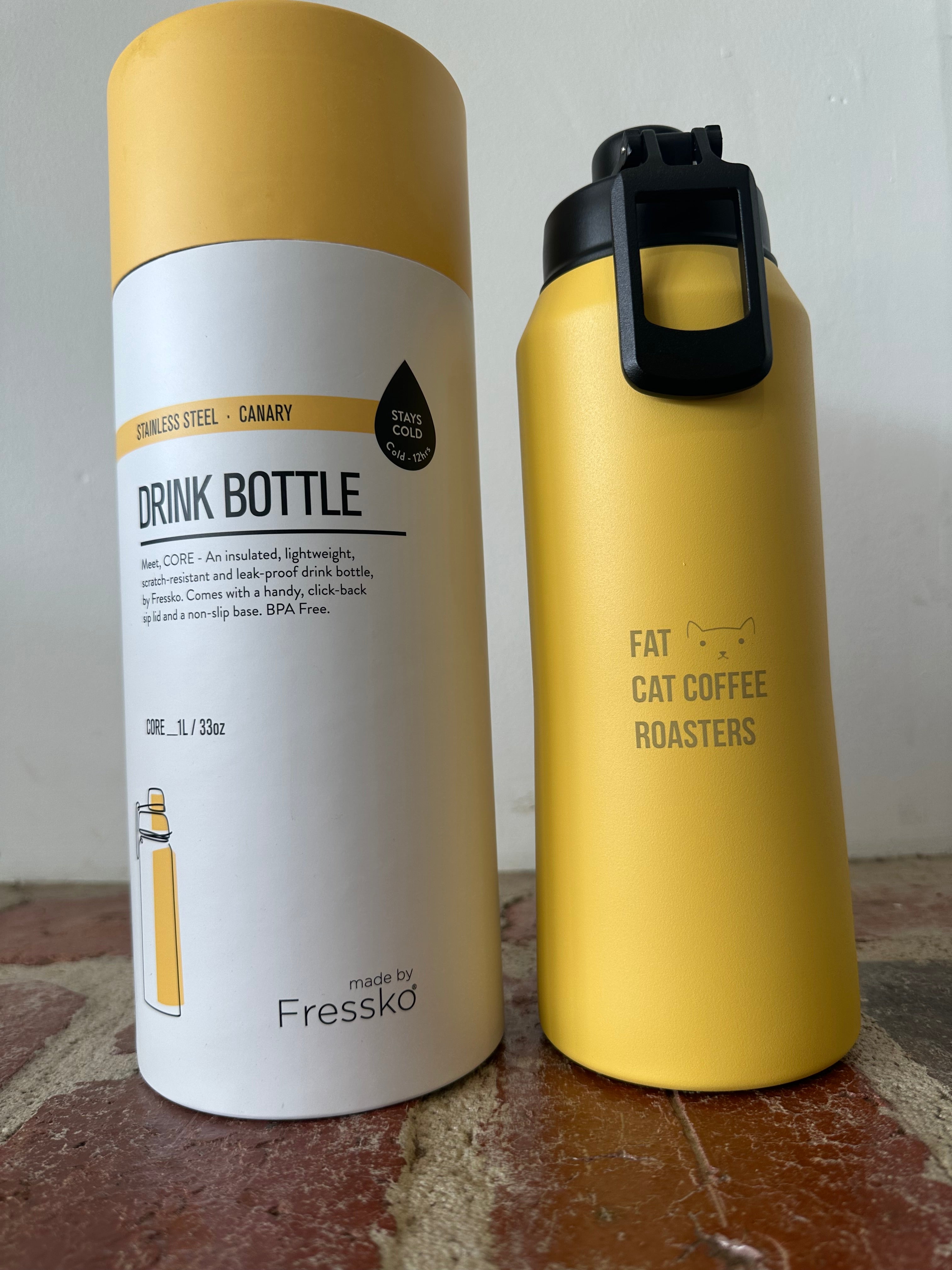 Fressko 1L Stainless Steel Drink Bottle