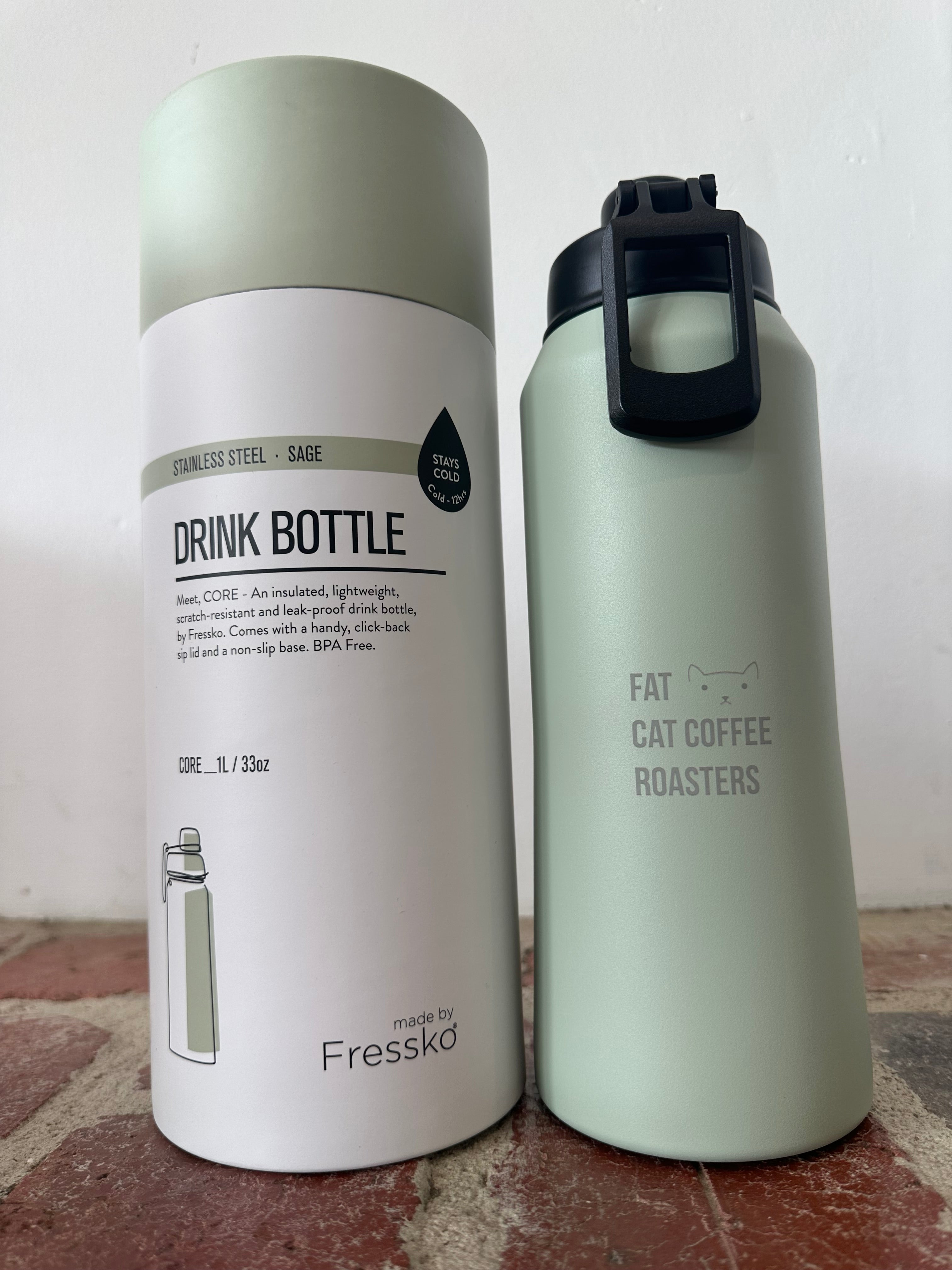 Fressko 1L Stainless Steel Drink Bottle