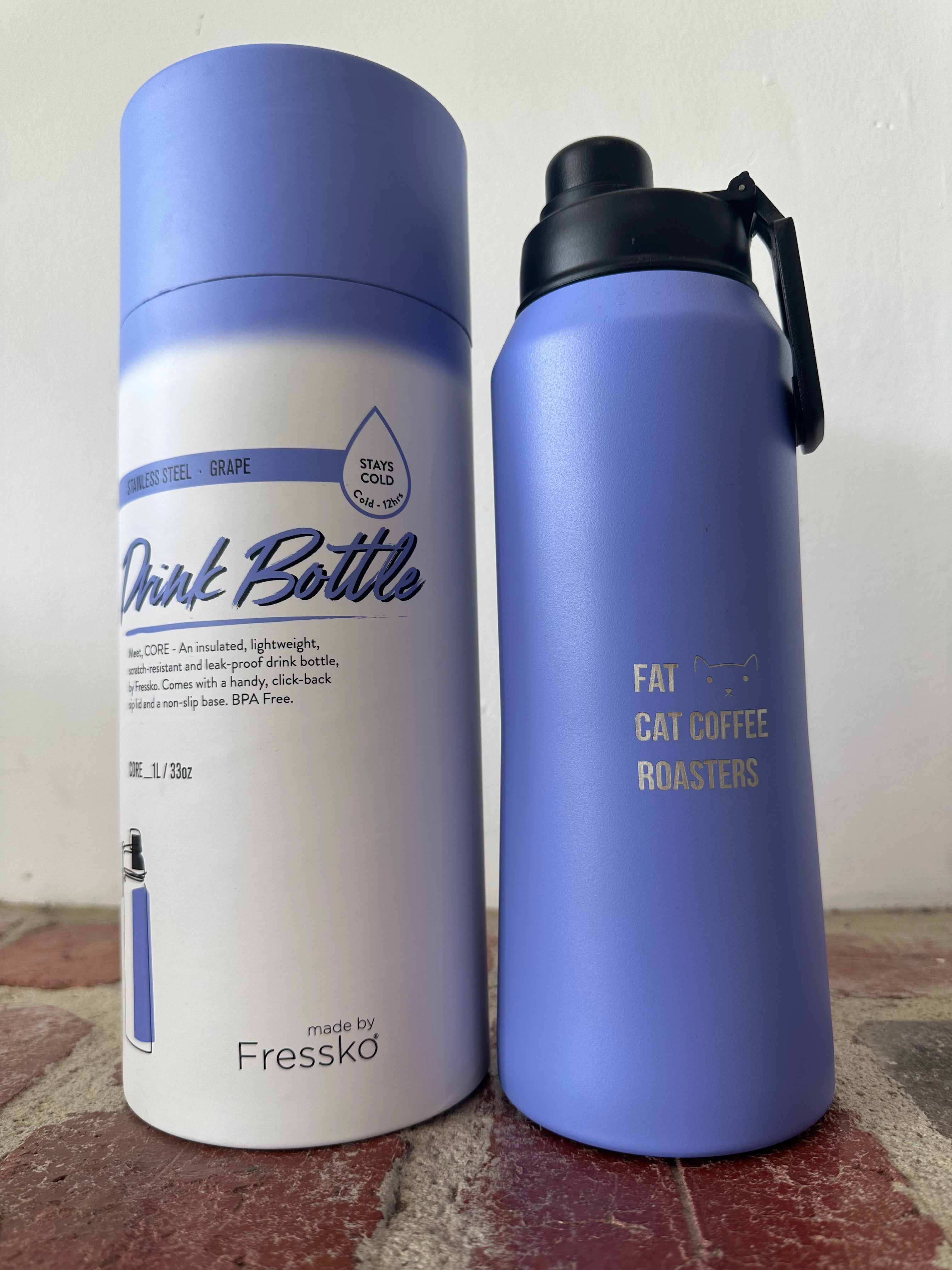 Fressko 1L Stainless Steel Drink Bottle