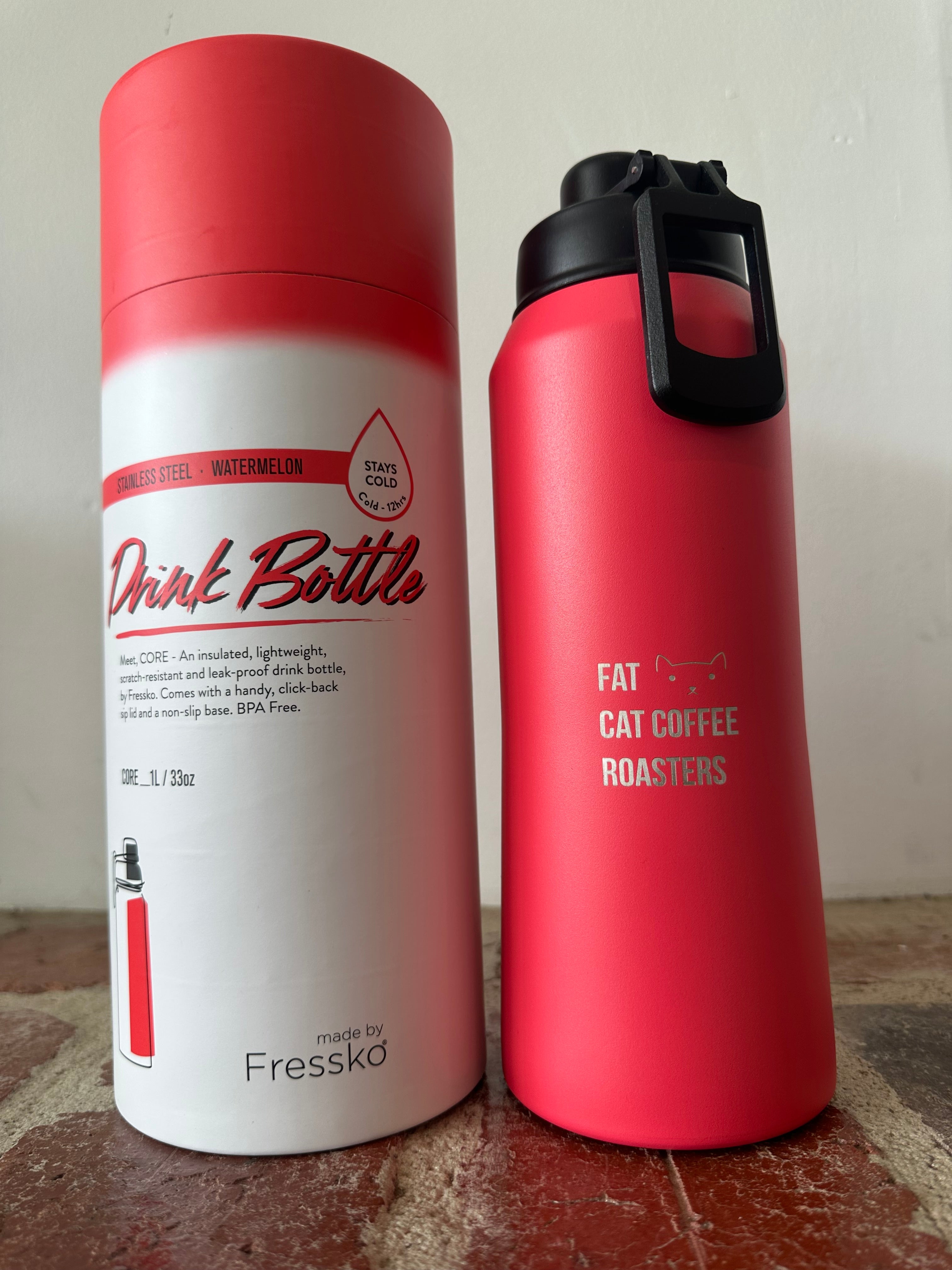 Fressko 1L Stainless Steel Drink Bottle