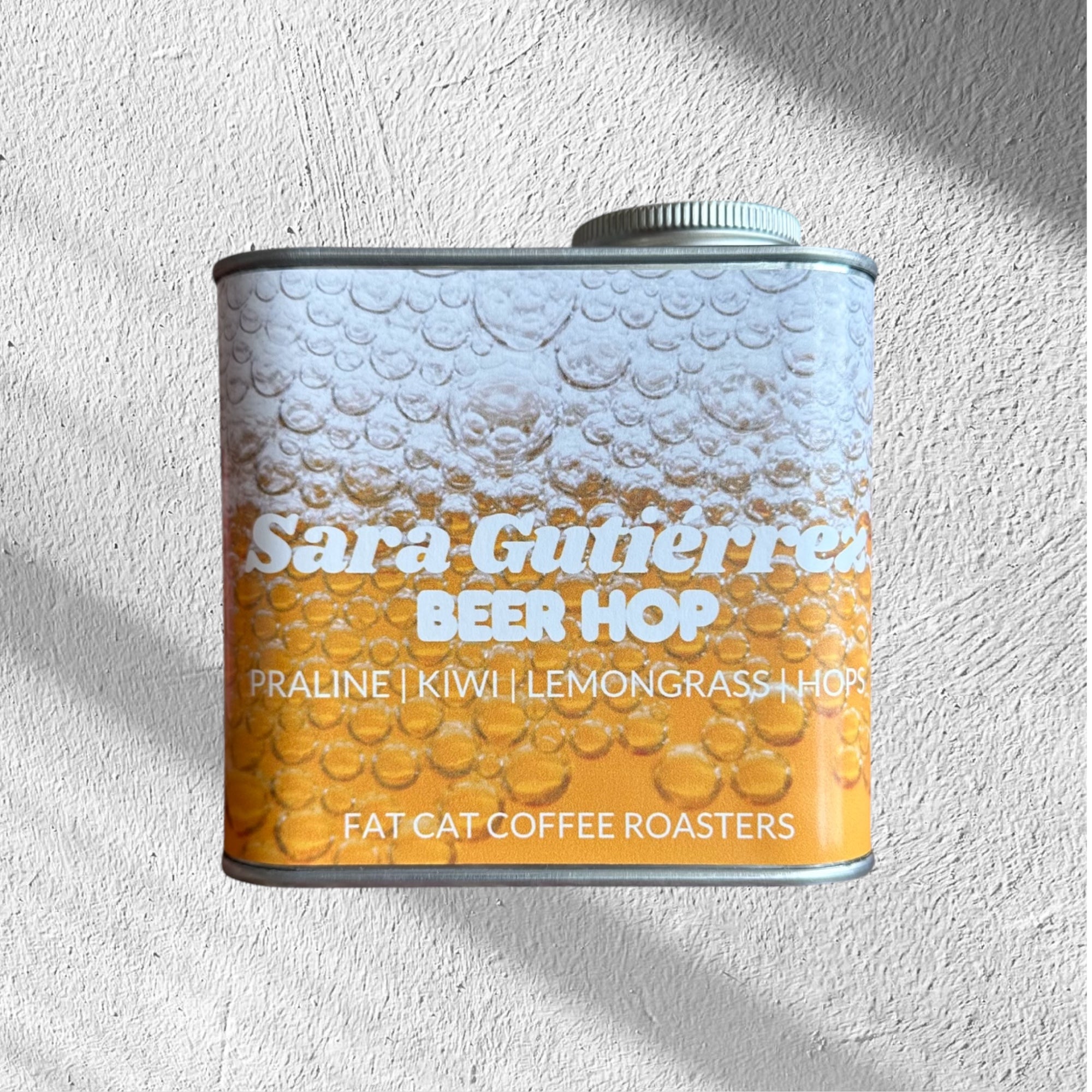 Sara Gutiérrez Beer Hop 250g Tin (Filter Roast, PRE SALE, Roasted & Shipped Aug 31st)