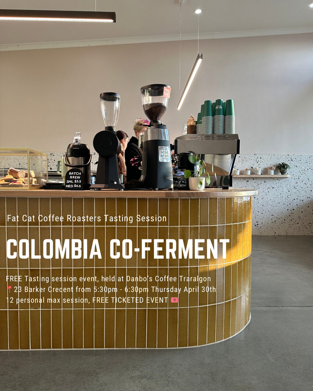 Colombia Co-Ferment Tasting FREE TICKETED EVENT 📍Danbo’s Coffee Traralgon