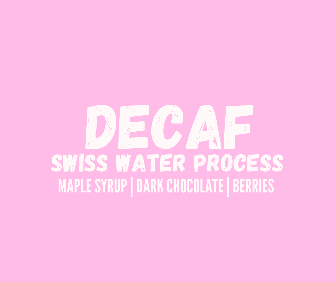 Decaf Swiss Water Process