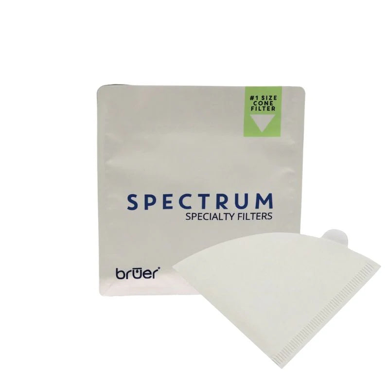 Bruer Spectrum #1 Size Cone Filters (100PK)