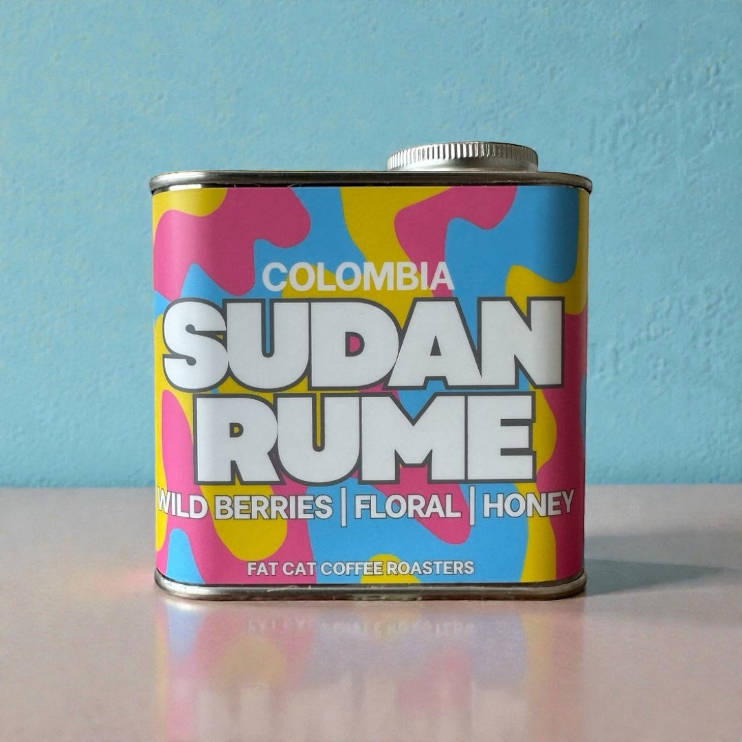 Colombia Sudan Rume 250g Tin (Omni Roast) – Fat Cat Coffee Roasters
